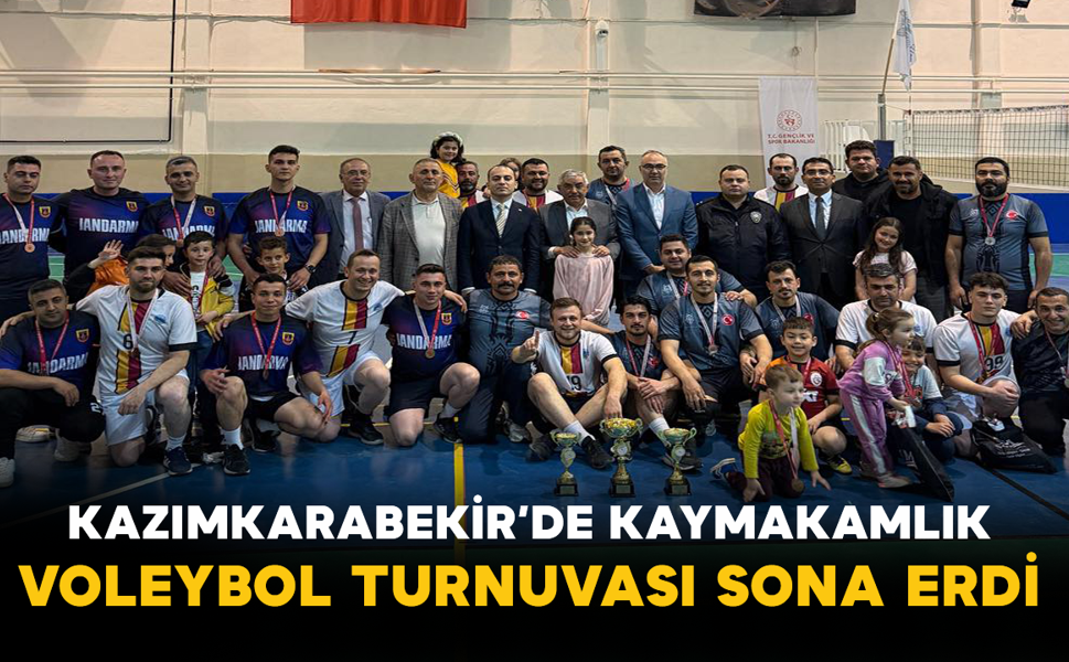 Kazımkarabekir’de Kaymakamlık Voleybol Turnuvası Sona Erdi