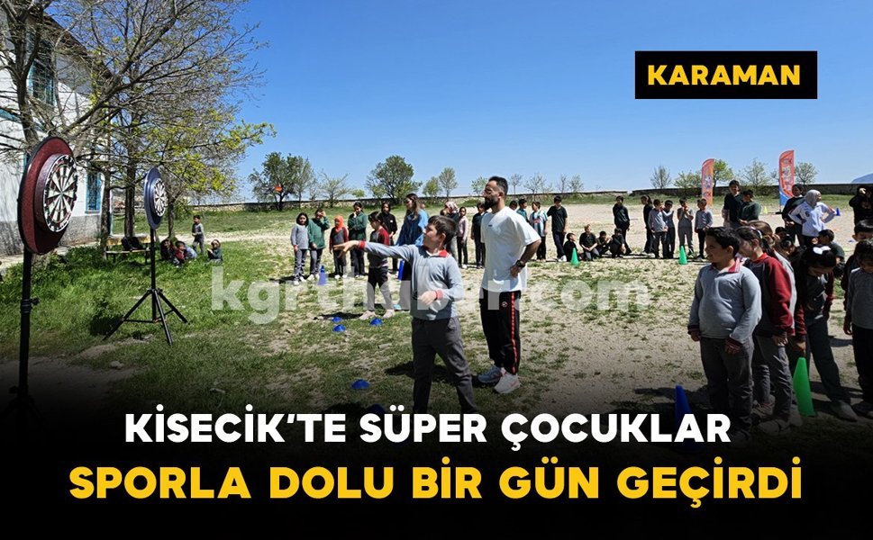 Kisecik’te “Süper Çocuklar” Pistte Coştu: Sporla Dolu Bir Gün Yaşandı