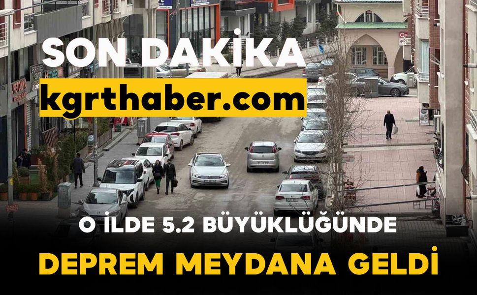 O ilde güne 5.2 deprem ile uyandılar