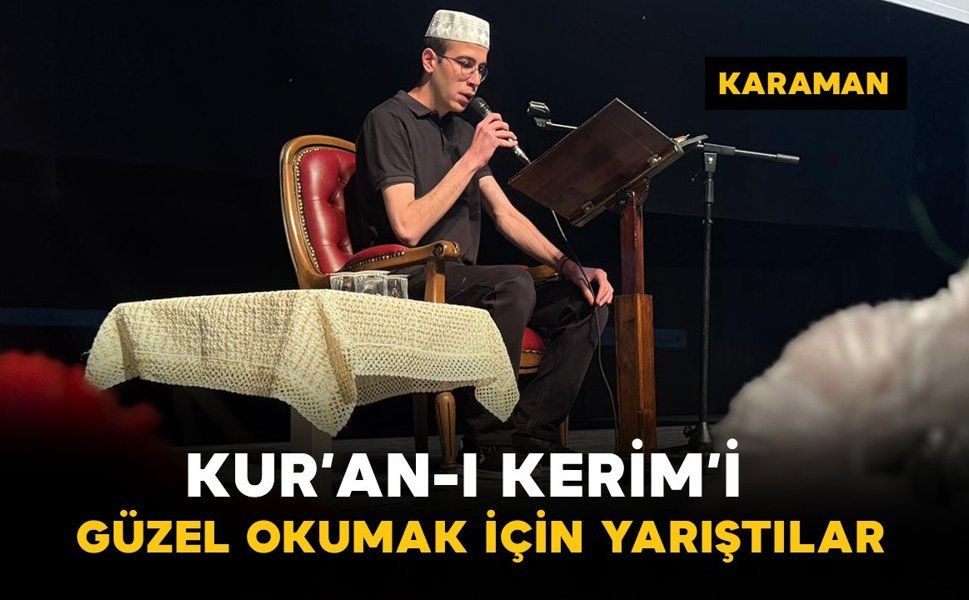 Öğrenciler Kur’an-ı Kerim’i Güzel Okumak İçin Yarıştı