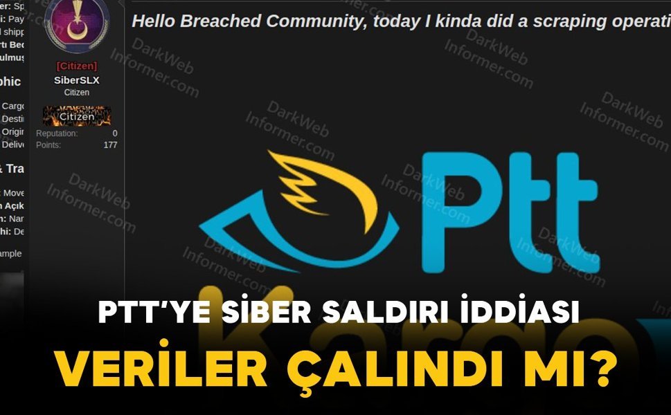 PTT’ye Siber Saldırı İddiası