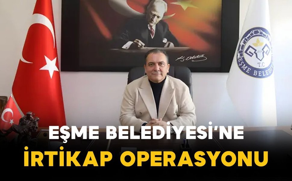 Uşak’ta Belediye’ye İrtikap Operasyonu! Başkan ve Eşi Gözaltında