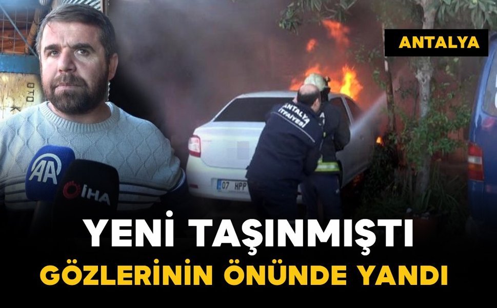 Yeni taşınmıştı: işyeri gözlerinin önünde küle döndü