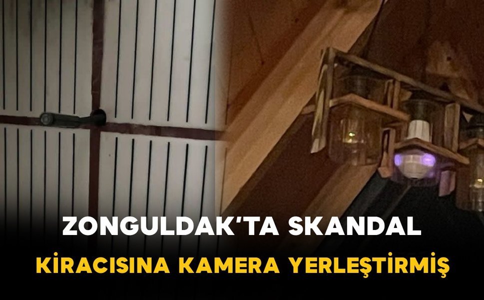 Zonguldak’ta kiracısının banyosuna gizli kamera yerleştirdiği iddia edilen zanlı tutuklandı