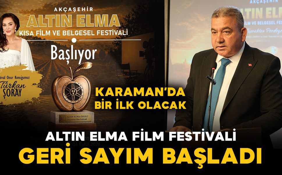 Akçaşehir’de "Altın Elma Film Festivali" için geri sayım başladı: Onur konuğu Türkan Şoray