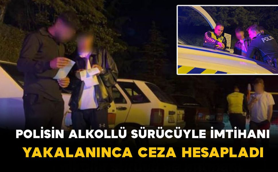Burdur’da alkollü sürücü polisten kaçtı: Yakalanınca ceza hesapladı