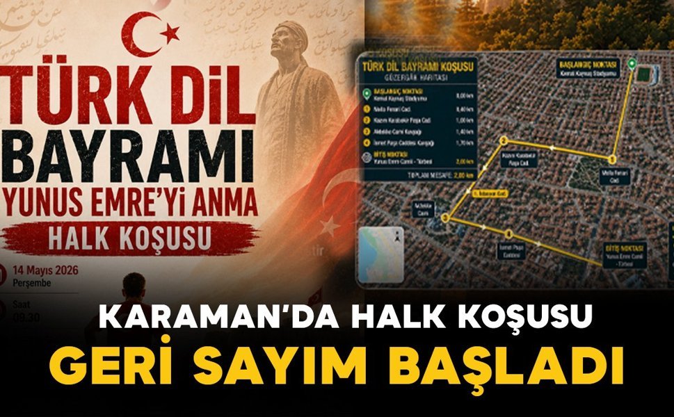 Karaman'da halk koşusu düzenlenecek