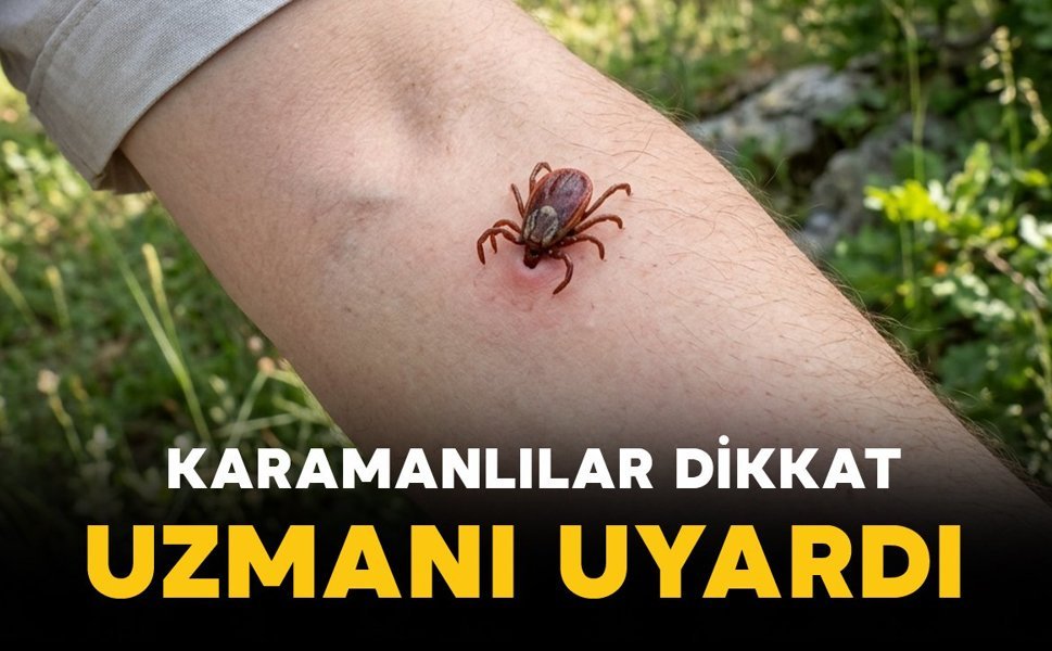 Karaman’da kene vakalarına karşı uzman uyarısı: "Vücudunuzu kontrol edin"