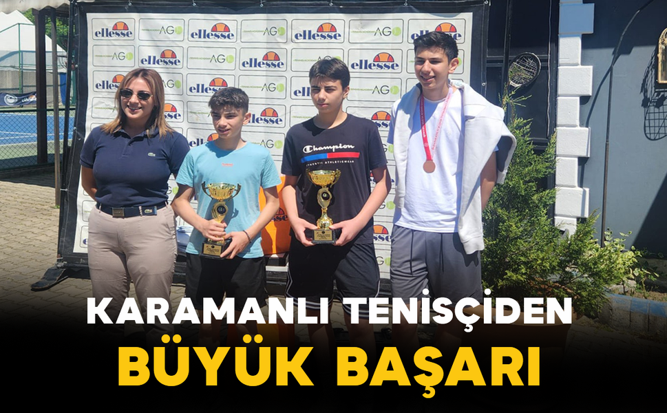 Karamanlı Tenisçiden Büyük Başarı