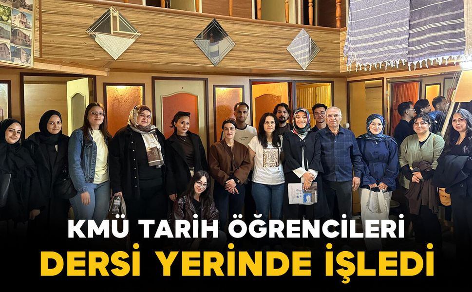 KMÜ Tarih Öğrencileri Dersi Tarihi Hamamda İşledi