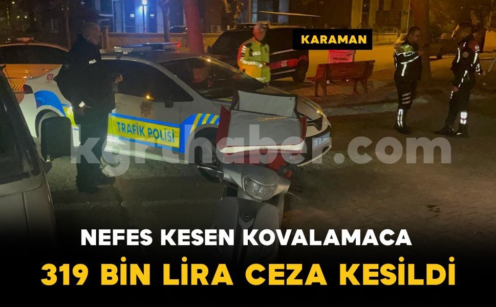 Polisten kaçan motosiklete 8 motosiklet parası ceza kesildi