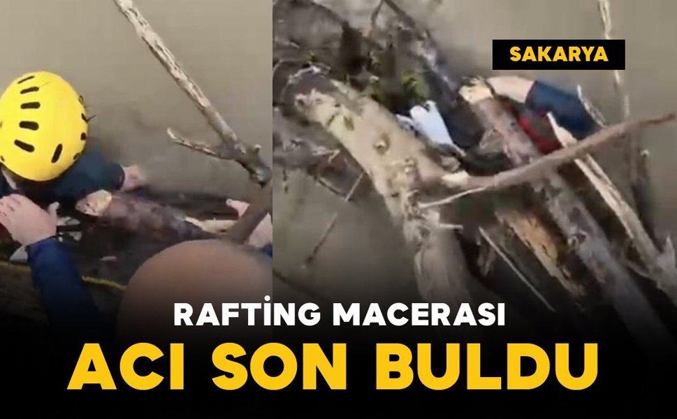 Rafting acı sonla bitti