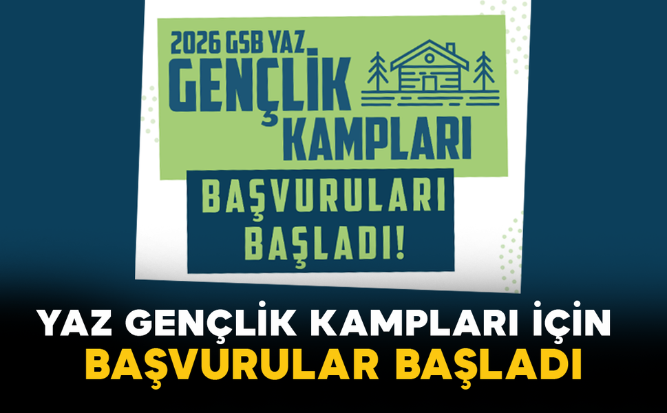 2026 Yaz Gençlik Kampları İçin Başvurular Başladı