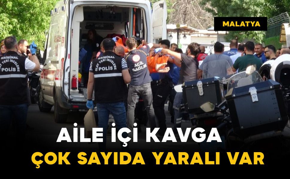 Aile içi kavga: çok sayıda yaralı var