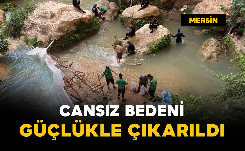 Akıntıya kapılıp ölmüştü: cansız bedeni güçlükle çıkarıldı