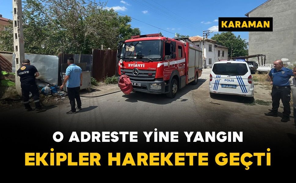 Çöp konteynerinin yanında çıkan yangın otluk alana sıçradı