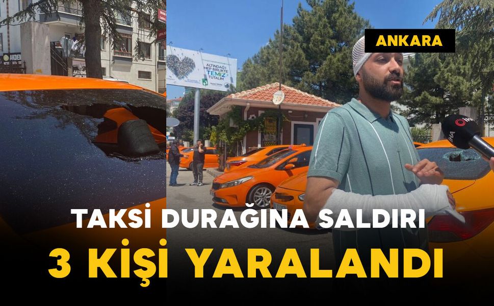 Gece taksi durağına satırlı ve sopalı saldırı: 3 yaralı
