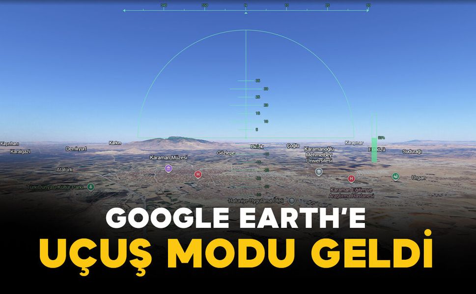 Google Earth’e Tarayıcı Üzerinden Uçuş Modu Geldi