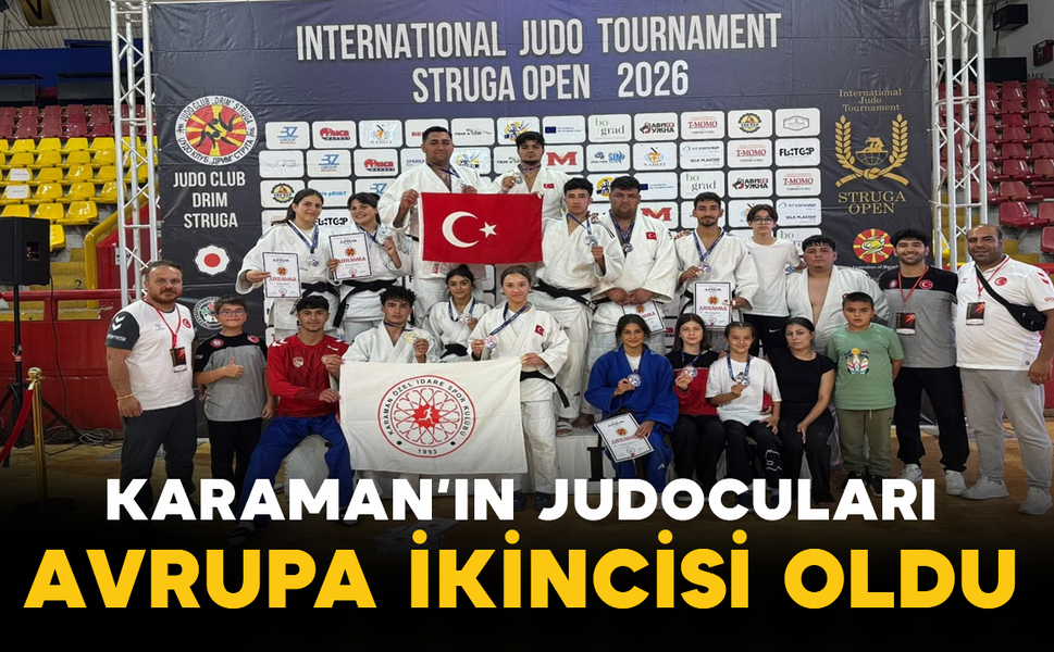 Karaman’ın Judocuları Avrupa İkincisi Oldu
