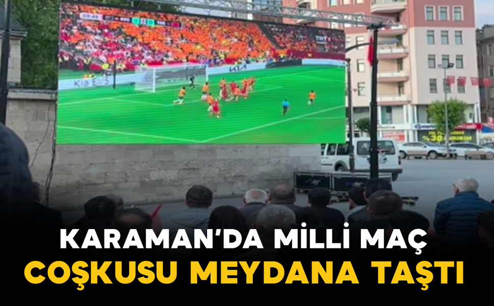 Karamanlılar Milli Takım İçin Meydandaydı