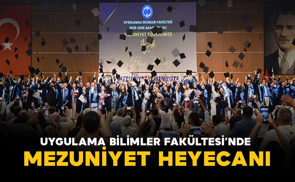 KMÜ Uygulamalı Bilimler Fakültesi'nde Mezuniyet Heyecanı