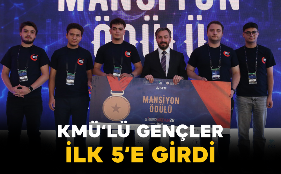 KMÜ’lü Gençler İlk 5’e Girdi