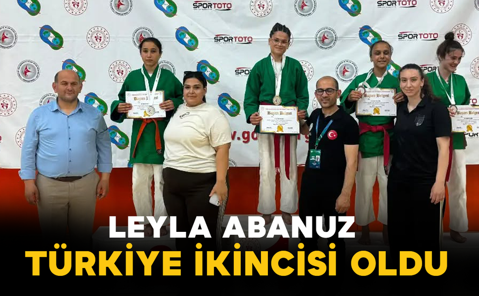 Leyla Abanuz Türkiye İkincisi Oldu