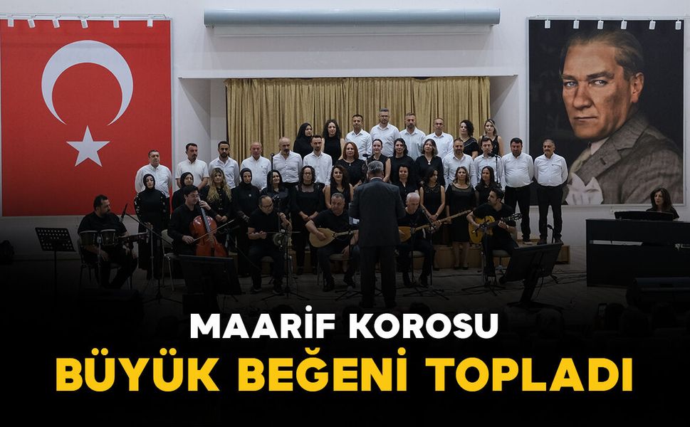 Maarif Halk Dansları Ekibi ve Korosu izleyenleri hayran bıraktı