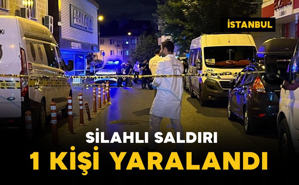 Motosikletli şüphelilerden silahlı saldırı: 1 kişi yaralı