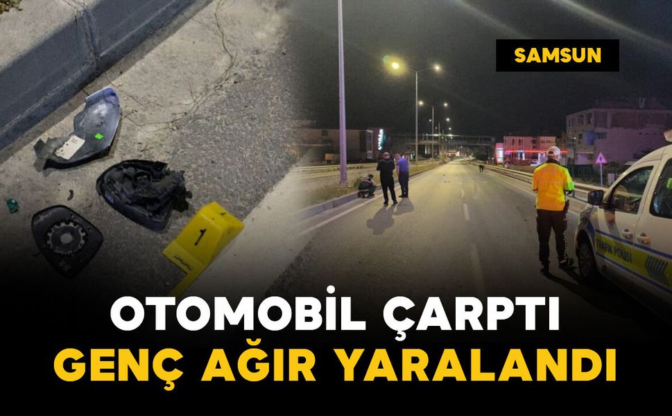 Otomobilin çarptığı genç ağır yaralandı: Sürücü gözaltında