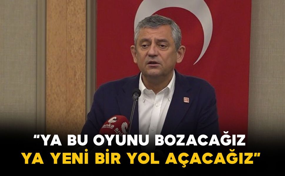 Özel: "Ya bu oyunu bozacağız ya yeni bir yol açacağız"