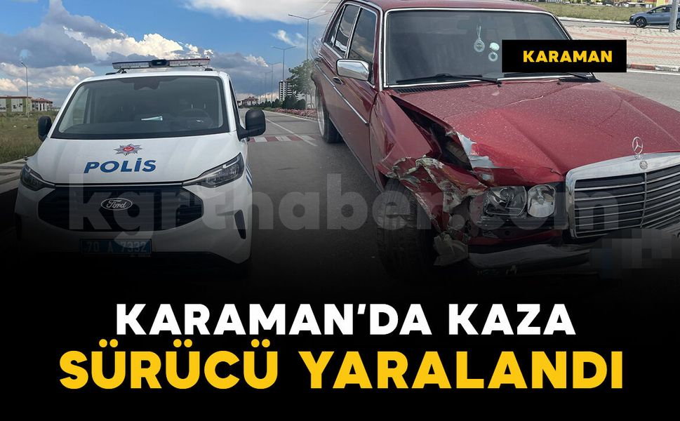 Yolcu minibüsü ile otomobil çarpıştı: 1 yaralı