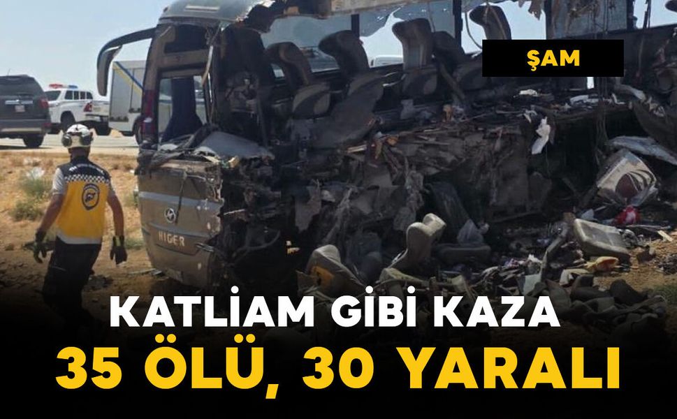 2 otobüs kafa kafaya çarpıştı: 35 ölü, 30 yaralı