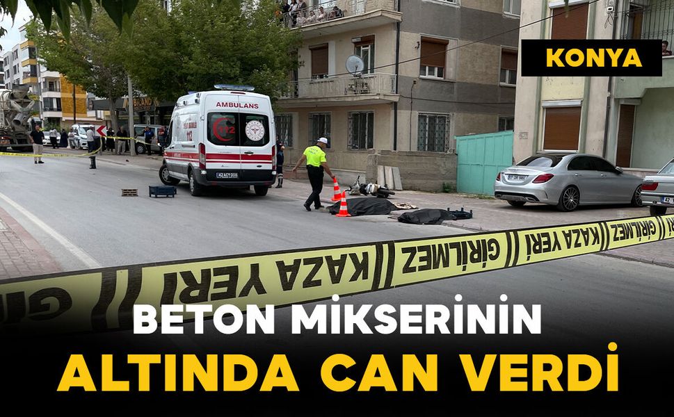 Beton Mikserinin Altında Can Verdi