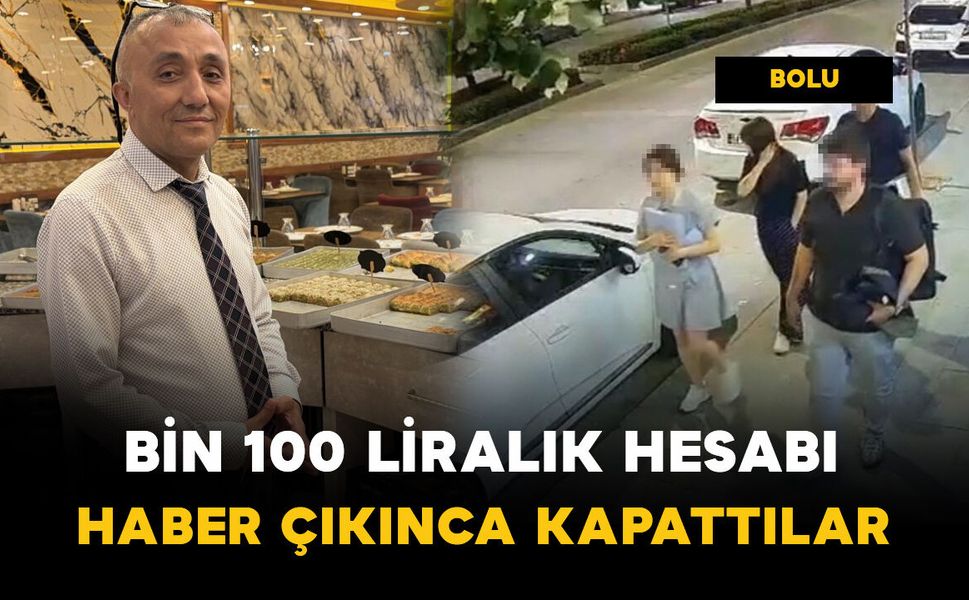 Bin 100 liralık hesabı haber çıkınca kapattılar