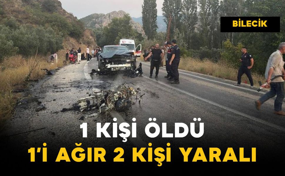 Feci kaza: 1 kişi öldü, 1'i ağır 2 yaralı