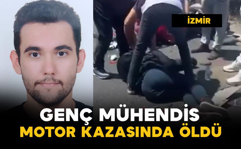 Genç mühendis motosiklet kazasında öldü