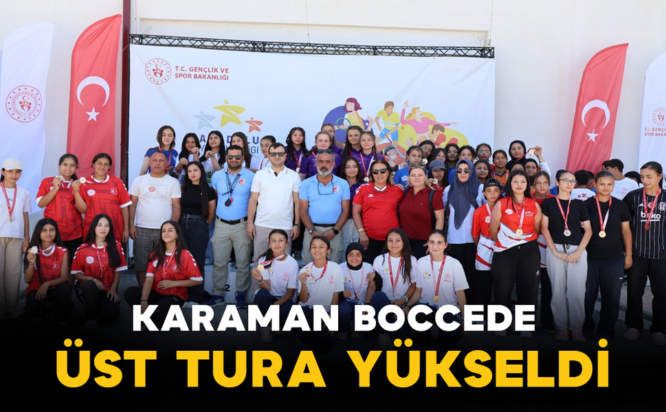 Karaman Boccede Üst Tura Yükseldi