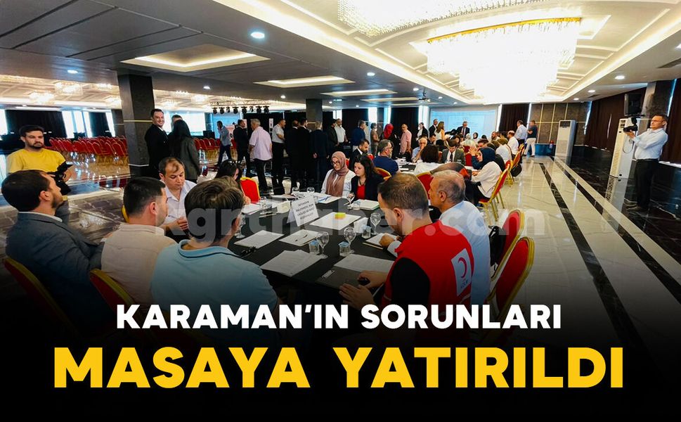 Karaman'da "Sosyal Sorunlar" çalıştayı düzenlendi