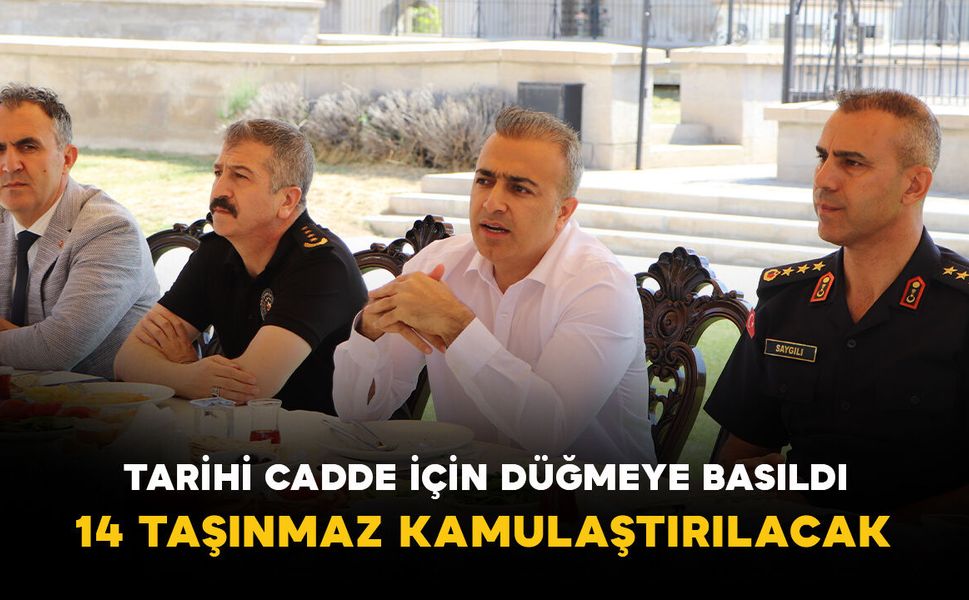 Karaman'da tarihi cadde için düğmeye basıldı: 14 taşınmaz kamulaştırılacak