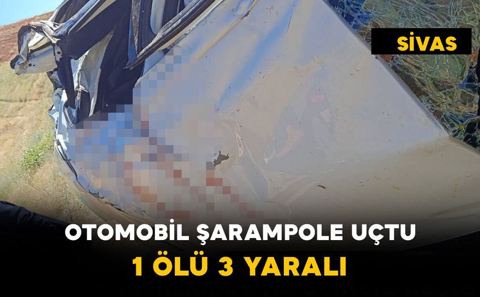Kontrolden Çıkan Otomobil Şarampole Uçtu: 1 Ölü 3 Yaralı