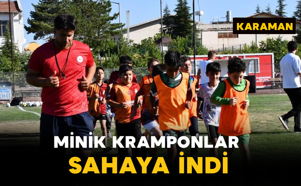 Minik Kramponlar Sahaya İndi