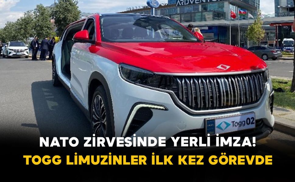 NATO Zirvesinde Yerli İmza! TOGG Limuzinler İlk Kez Görevde