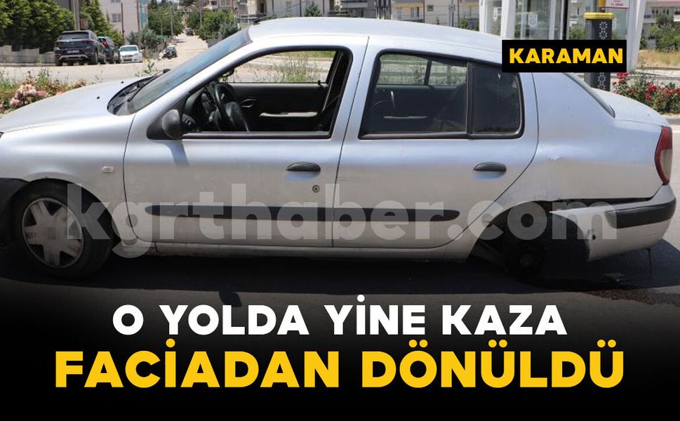 O yolda yine kaza: artık bir çözüm şart