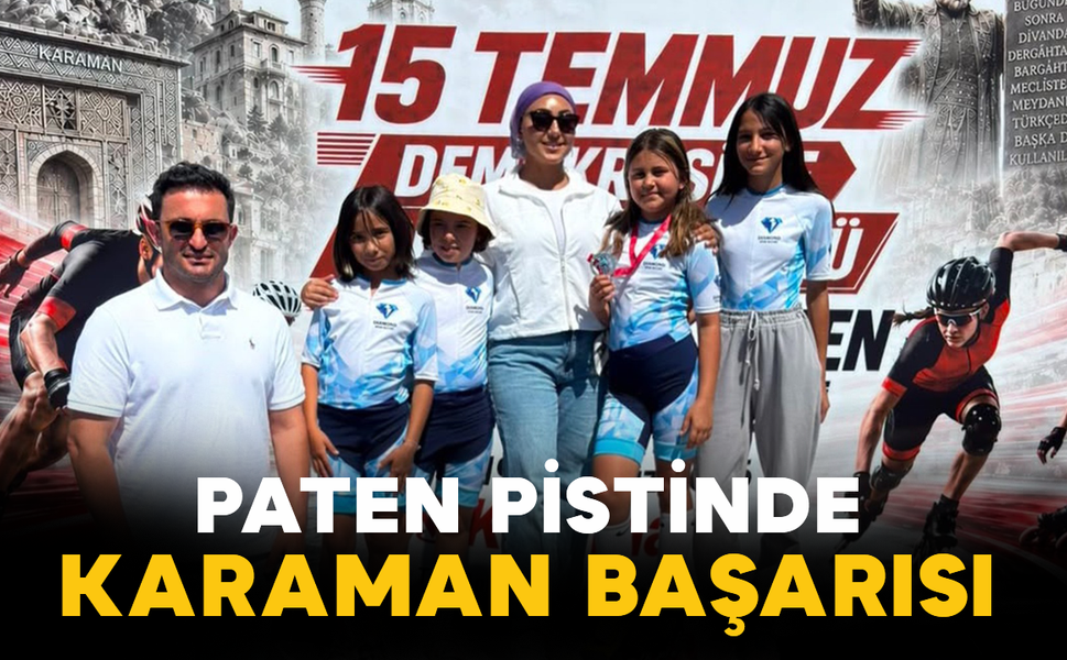 Paten Pistinde Karaman Başarısı
