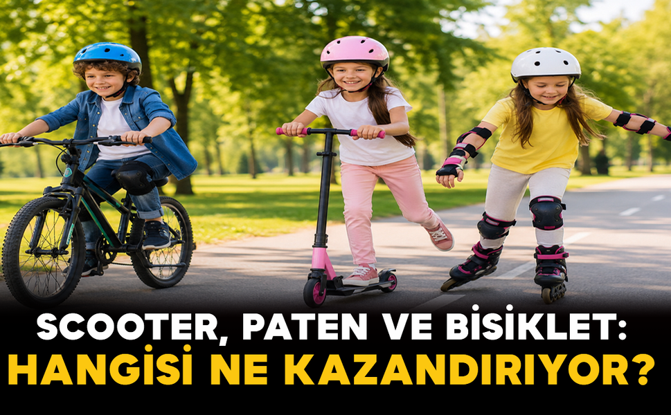 Scooter, Paten ve Bisiklet: Çocuklar İçin Hangisi Ne Kazandırıyor?