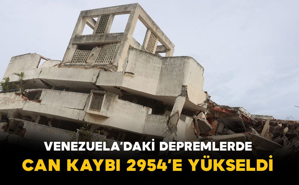 Venezuela’daki depremlerde can kaybı 2 bin 954’e yükseldi