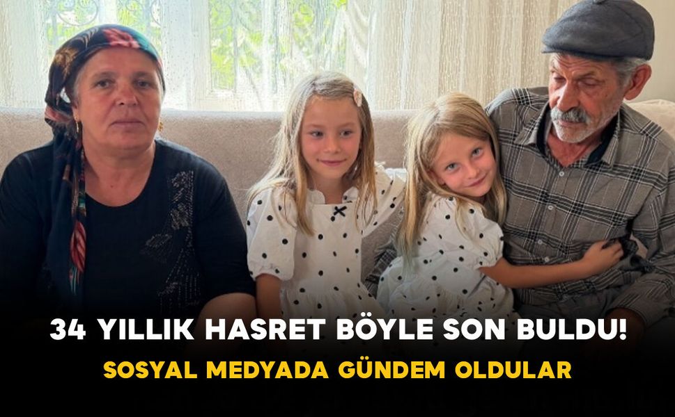34 Yıllık Hasret Böyle Son Buldu! Sosyal Medyada Gündem Oldular