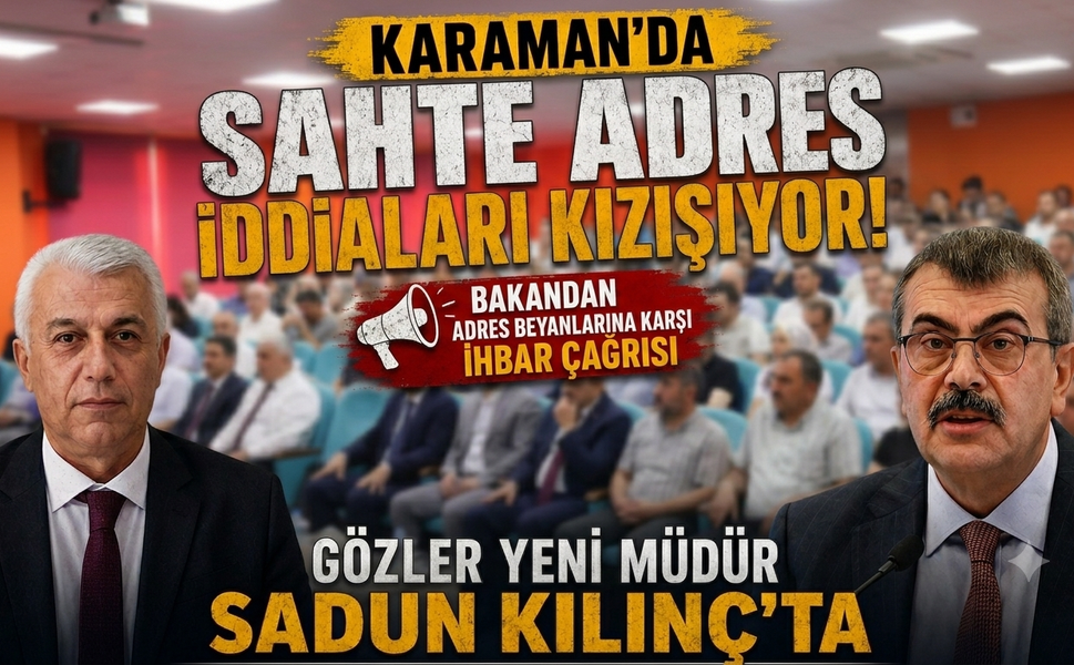 Bakan Tekin'e Rağmen Karaman’da Akraba Adresi Oyununa Müdür Dur Diyecek mi?