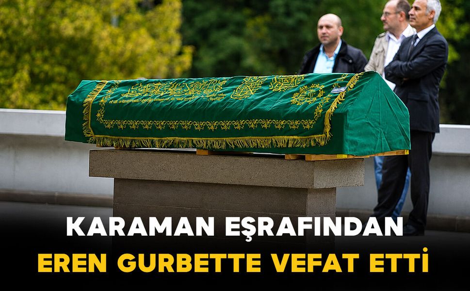 Karaman eşrafından banka çalışanı Eren vefat etti